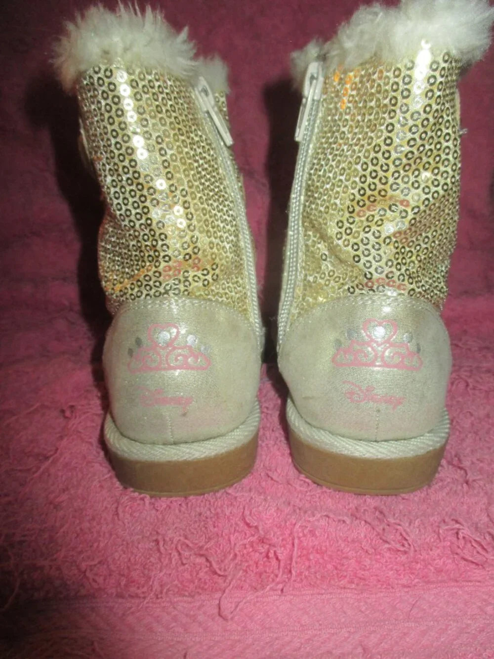 Stride Rite Girls Disney Cinderella Cozy Boot Winter Size 10M